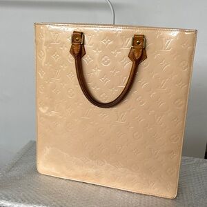 Louis Vuitton Rare Custom Order Peach Vernis Tall Tote